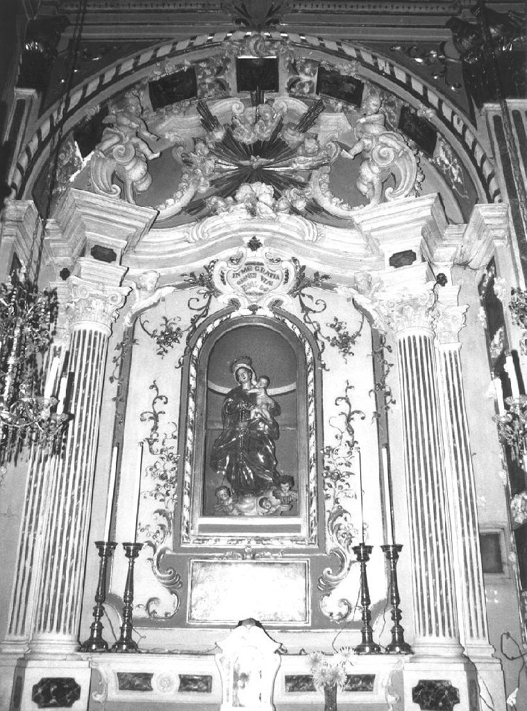 altare - a edicola, complesso decorativo - ambito ligure (prima metà sec. XVIII)