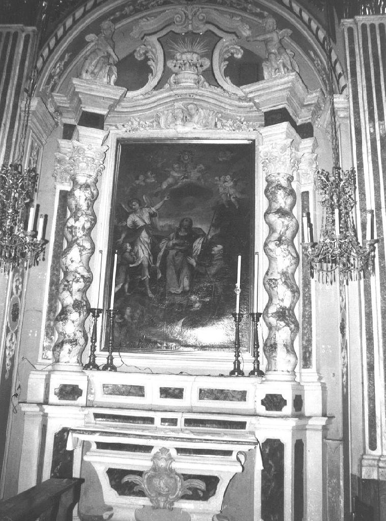 altare - a edicola, complesso decorativo - ambito genovese (ultimo quarto sec. XVIII)