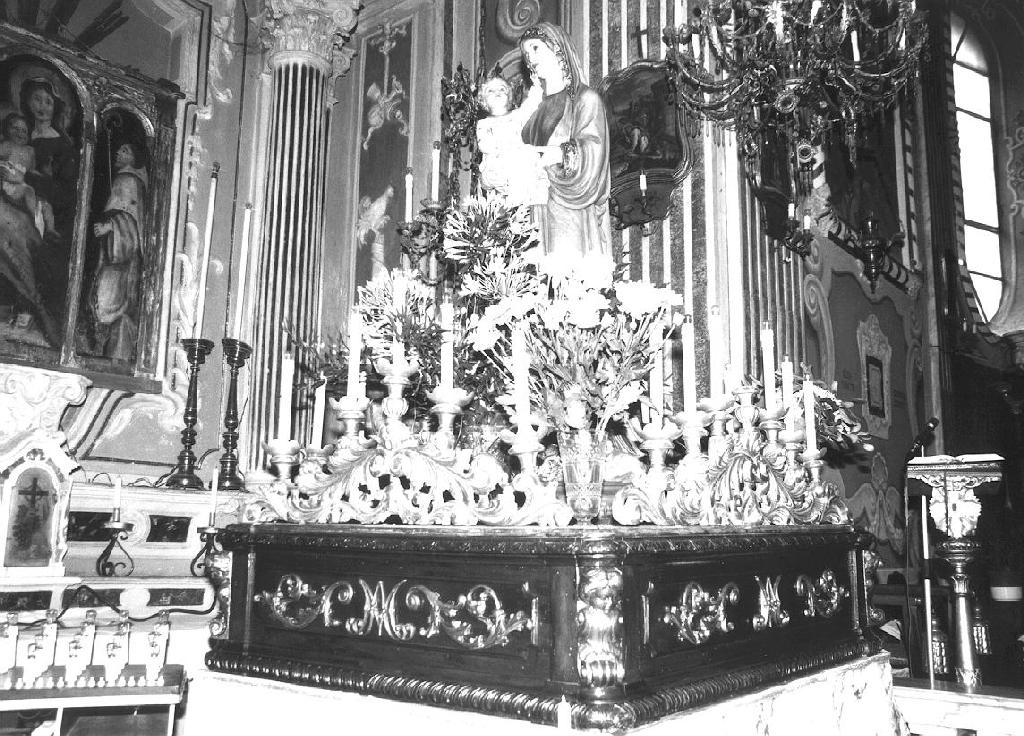 Madonna con Bambino (macchina processionale, opera isolata) - ambito ligure (metà sec. XIX)