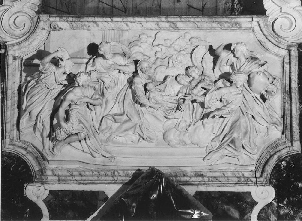 ADORAZIONE DEI PASTORI (rilievo, ciclo) di Schiaffino Francesco Maria (terzo quarto sec. XVIII)