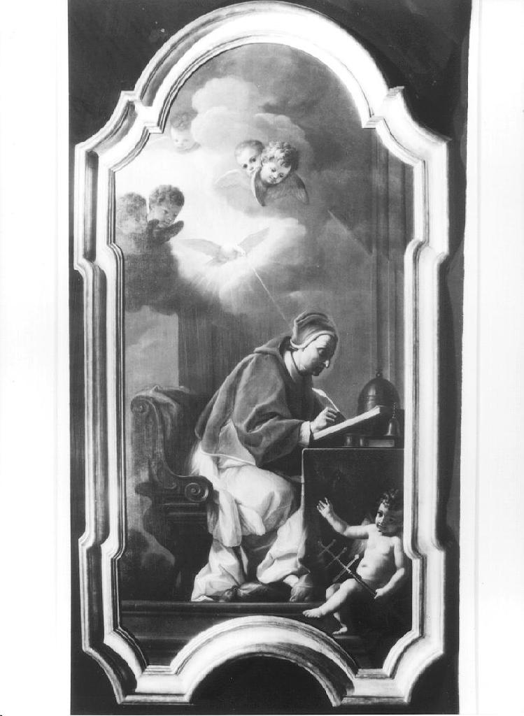 SAN GREGORIO ISPIRATO DALLO SPIRITO SANTO (dipinto, ciclo) di Galeotti Giuseppe (metà sec. XVIII)