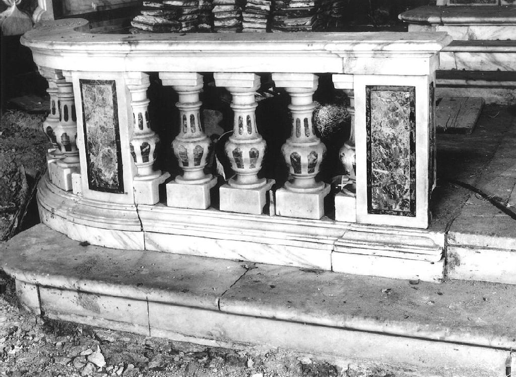 balaustrata, opera isolata - ambito genovese (metà sec. XVIII)