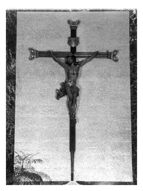 Cristo crocifisso (scultura, opera isolata) di Schiaffino Bernardo (attribuito) (primo quarto sec. XVIII)