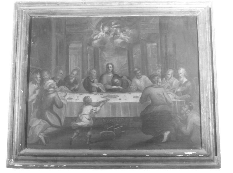 ULTIMA CENA (dipinto, opera isolata) - ambito genovese (primo quarto sec. XVII)