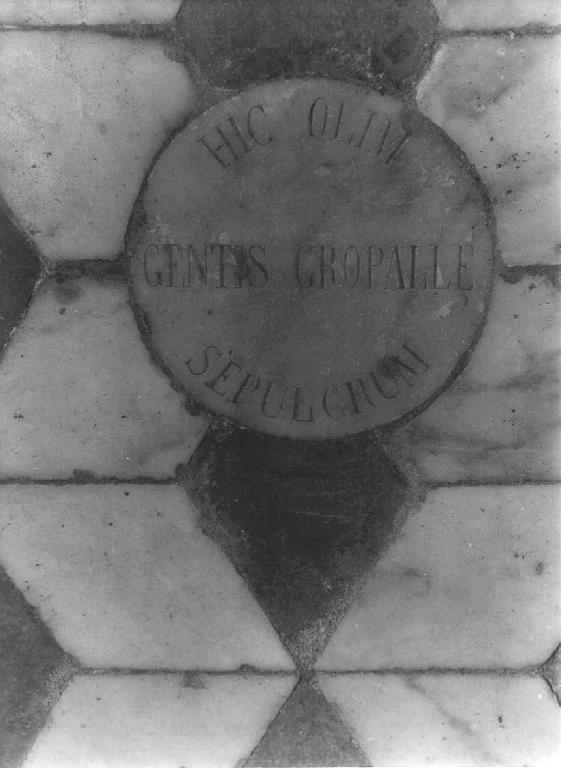 lapide, opera isolata - ambito ligure (ultimo quarto sec. XIX)