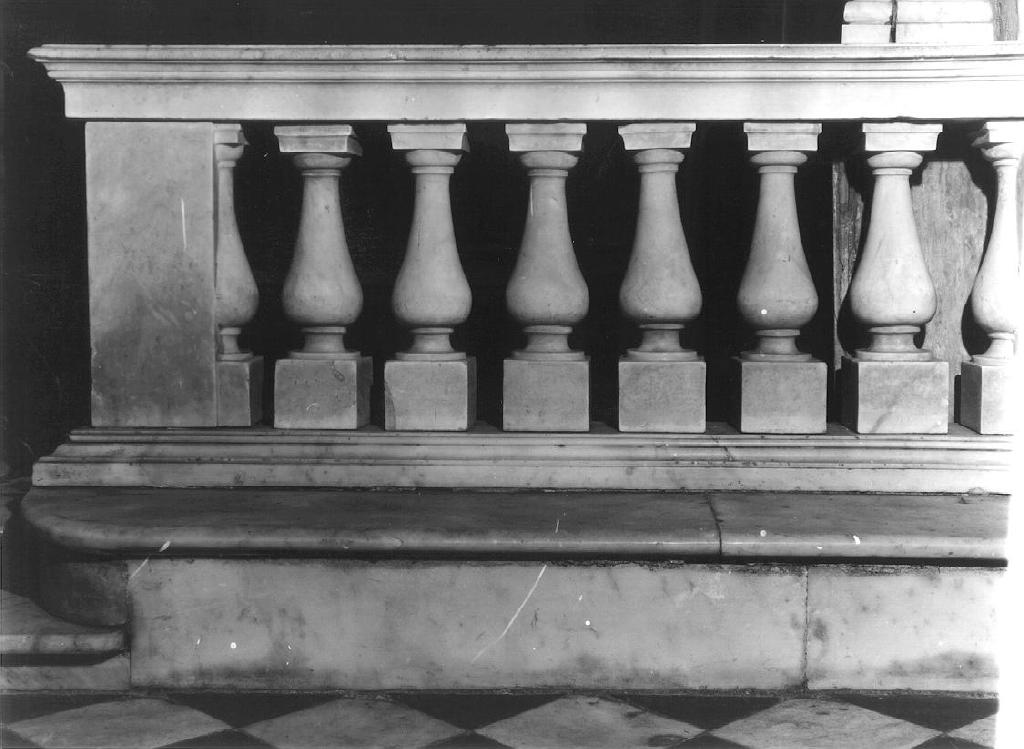 balaustrata, serie - ambito ligure, ambito ligure (inizio sec. XVII)