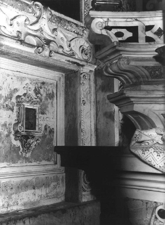 armadietto per oli santi, opera isolata - bottega ligure (secondo quarto sec. XIX)