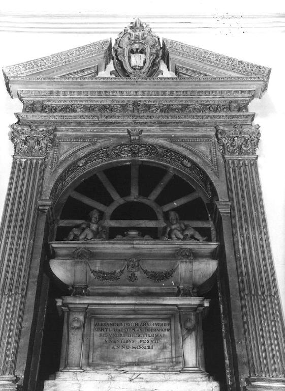 monumento funebre, opera isolata - ambito ligure (fine sec. XVI)