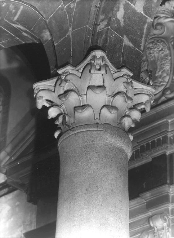 capitello, serie - ambito lombardo (prima metà sec. XII)