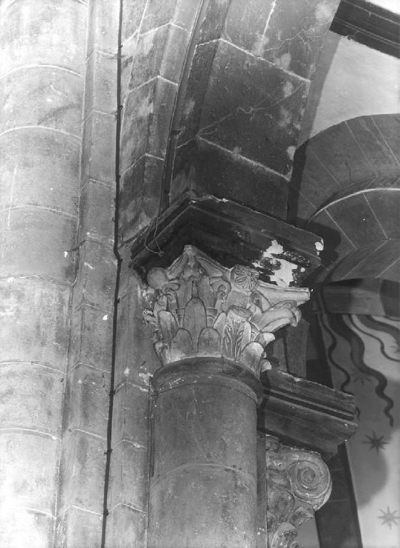 capitello, opera isolata - ambito lombardo (prima metà sec. XII)