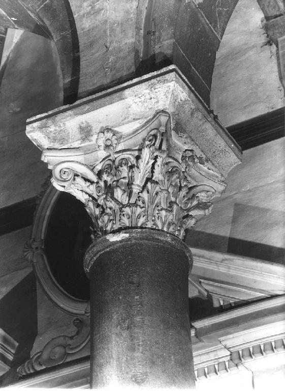 capitello, elemento d'insieme - ambito romano (sec. I)