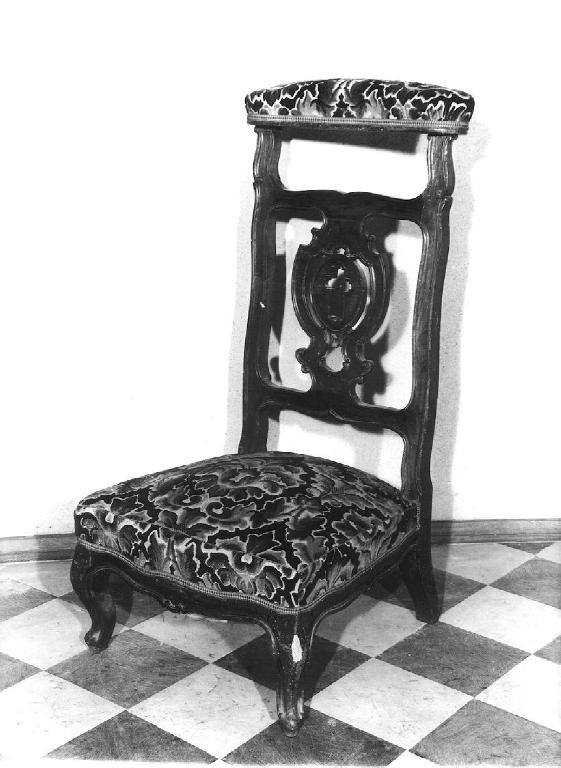 inginocchiatoio, opera isolata - ambito ligure (fine sec. XIX)