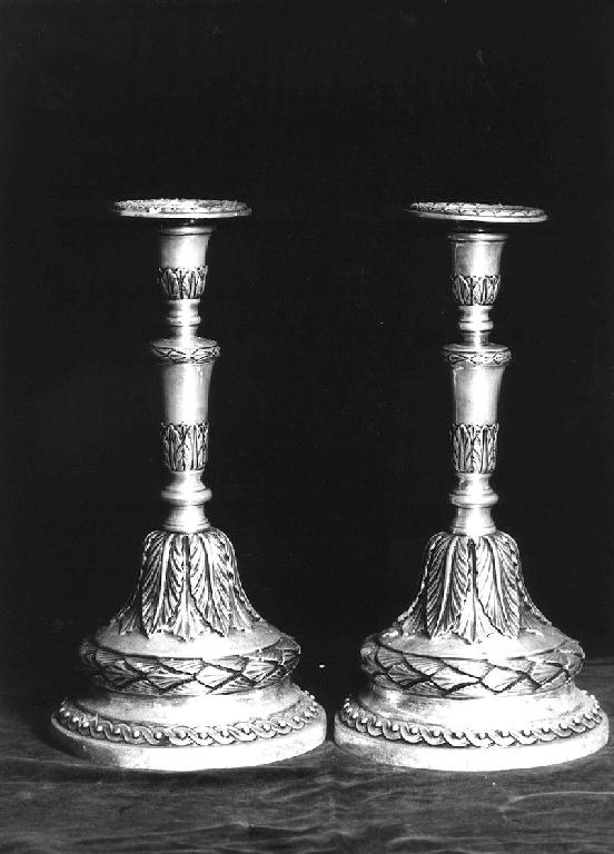 candeliere, serie - PRODUZIONE GENOVESE (ultimo quarto sec. XVIII)