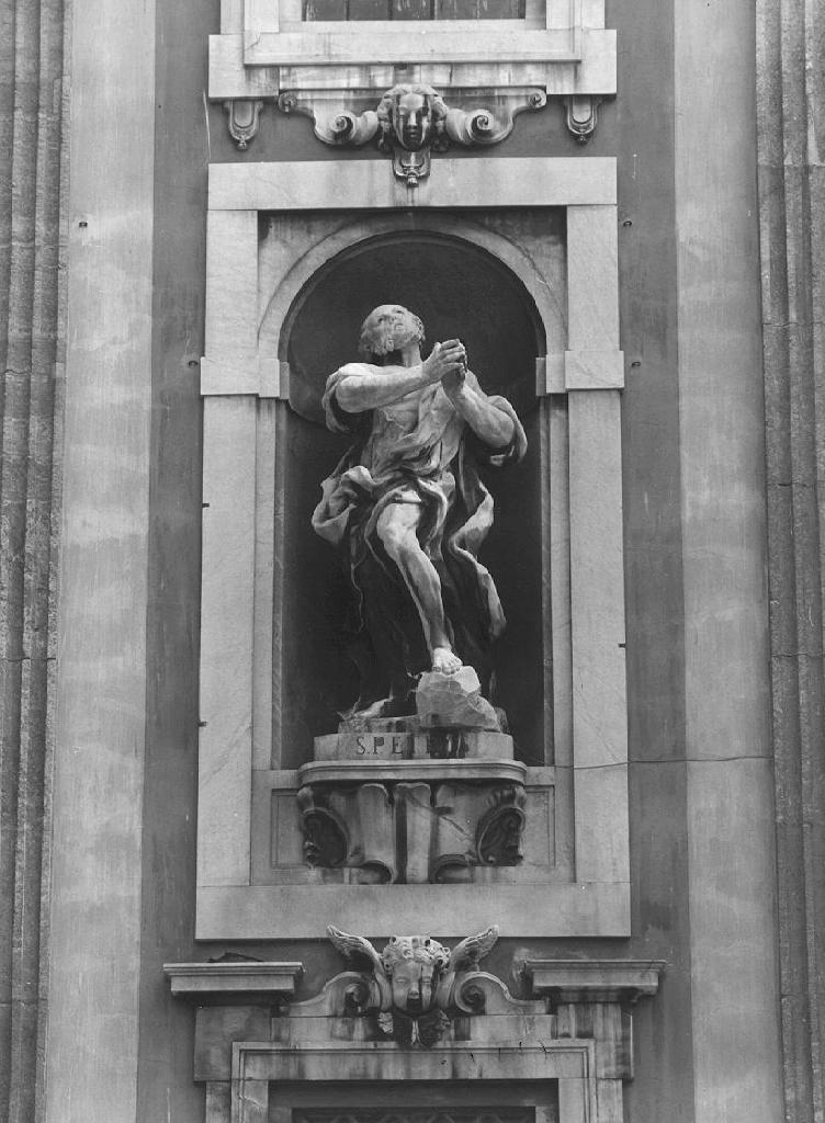 SAN PIETRO (statua, elemento d'insieme) di David Claude (fine/inizio secc. XVII/ XVIII)