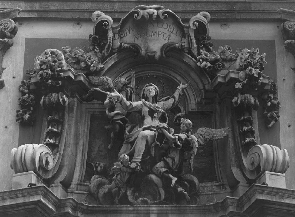 Madonna Assunta (statua, elemento d'insieme) di David Claude, Schiaffino Bernardo (fine sec. XVII)