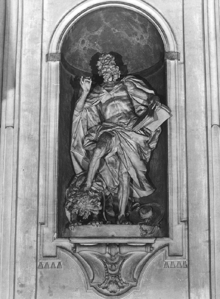 SAN GIROLAMO (statua, elemento d'insieme) di Schiaffino Francesco Maria, Carlone Diego Francesco (metà sec. XVIII)