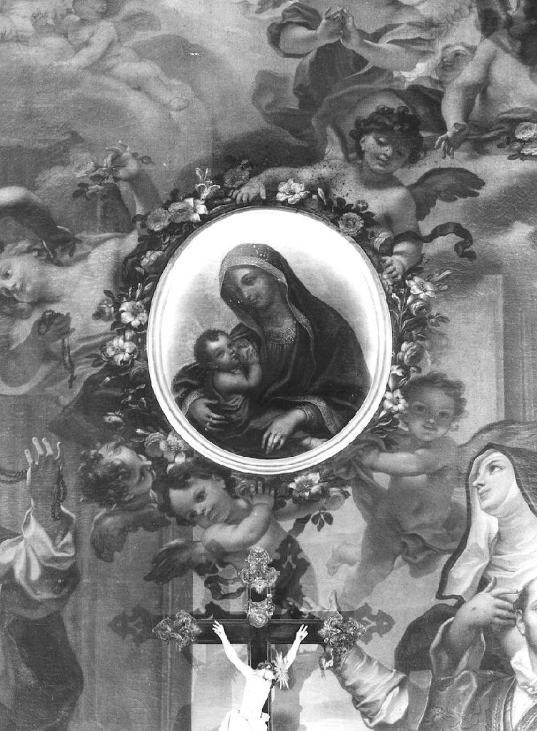 Madonna con Bambino (dipinto, opera isolata) di Piola Paolo Gerolamo (fine sec. XVII)