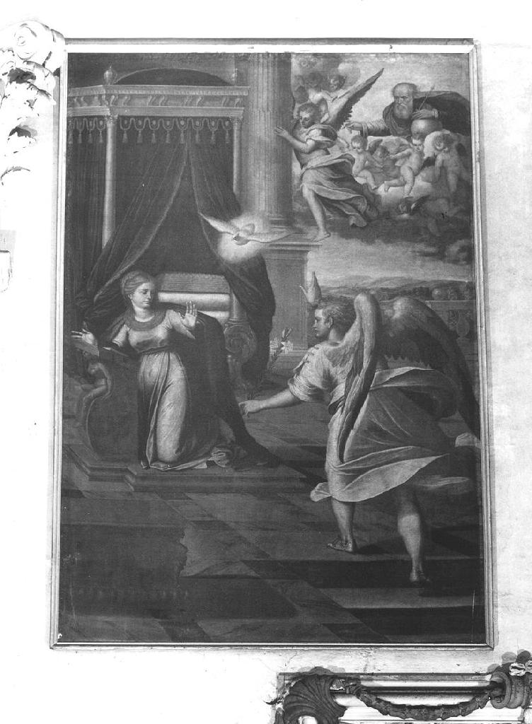 ANNUNCIAZIONE (dipinto, opera isolata) di Semino Ottavio (seconda metà sec. XVI)