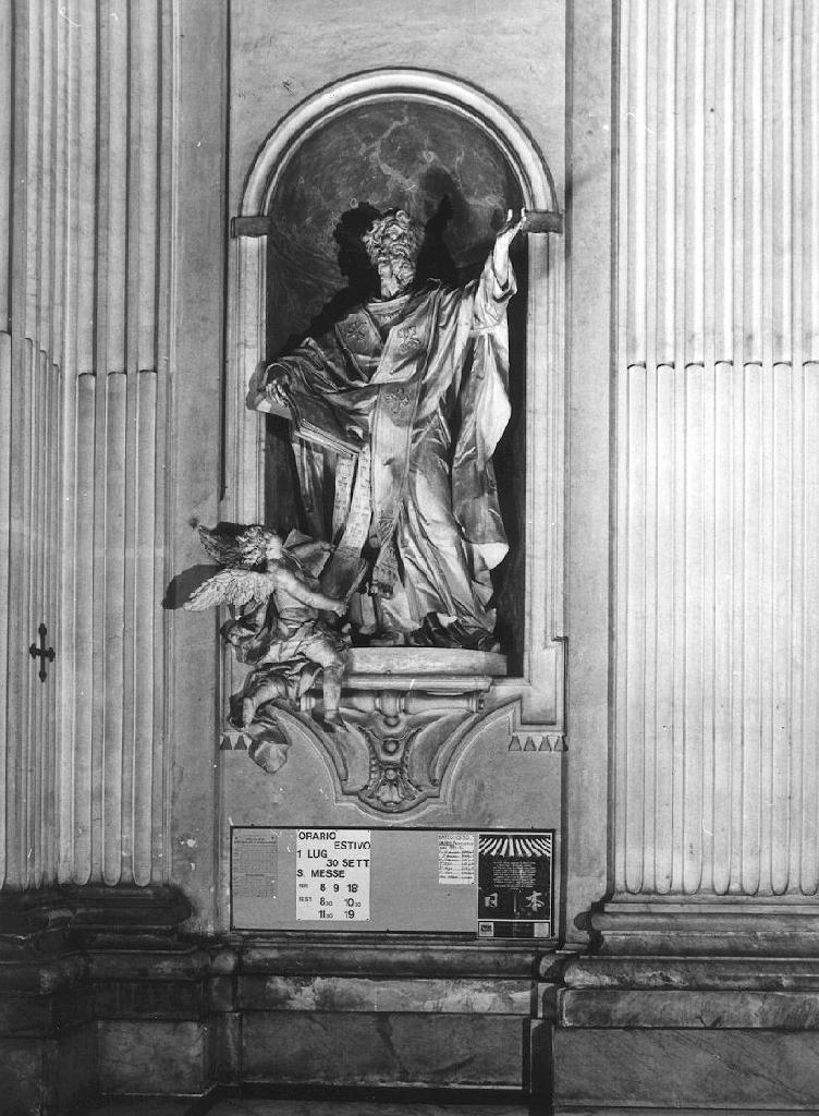 San Giovanni Crisostomo (statua, opera isolata) di Schiaffino Francesco Maria, Carlone Diego Francesco (secondo quarto sec. XVIII)