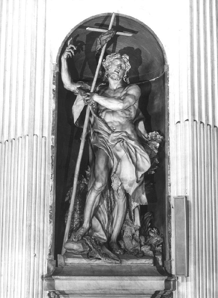 SAN GIOVANNI BATTISTA (statua, ciclo) di Parodi Filippo (ultimo quarto sec. XVII)