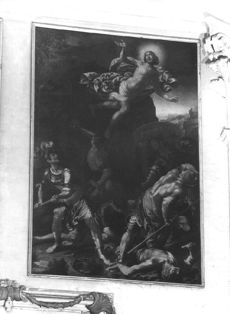 resurrezione di Cristo (dipinto, opera isolata) di Lomi Aurelio (inizio sec. XVII)