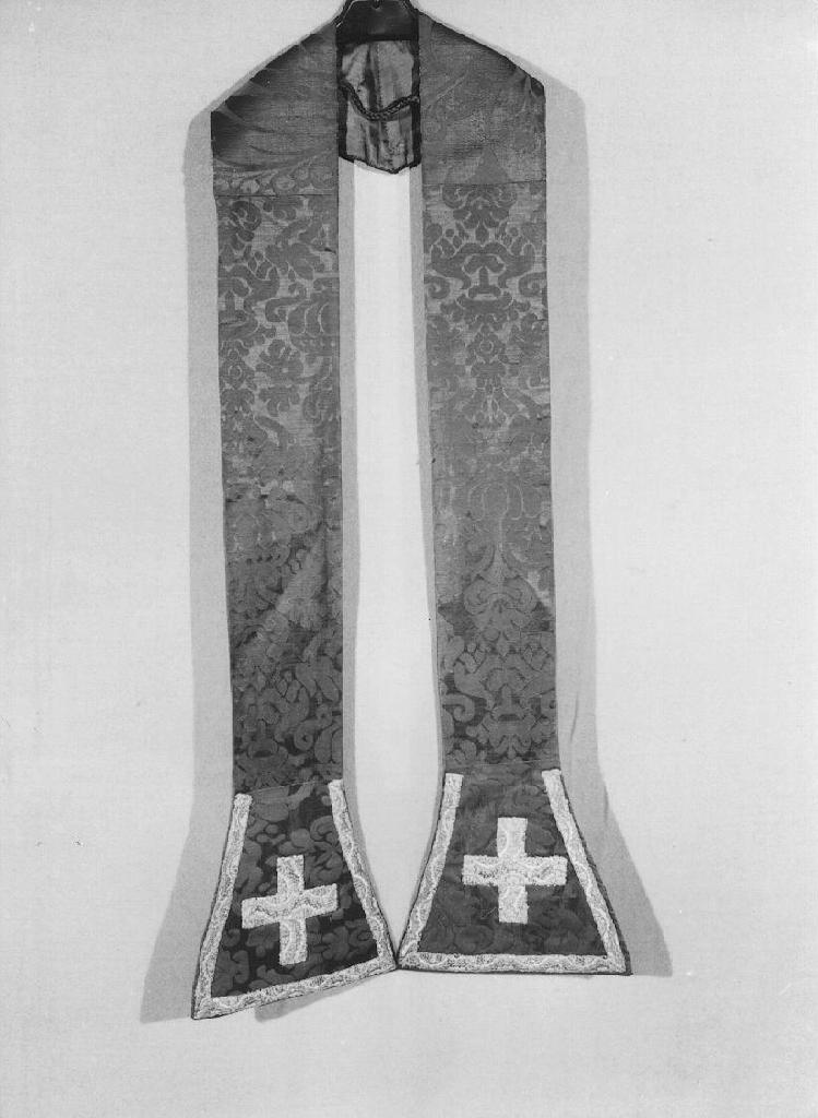 stola, opera isolata - manifattura ligure (secc. XVI/ XVII, sec. XVIII)