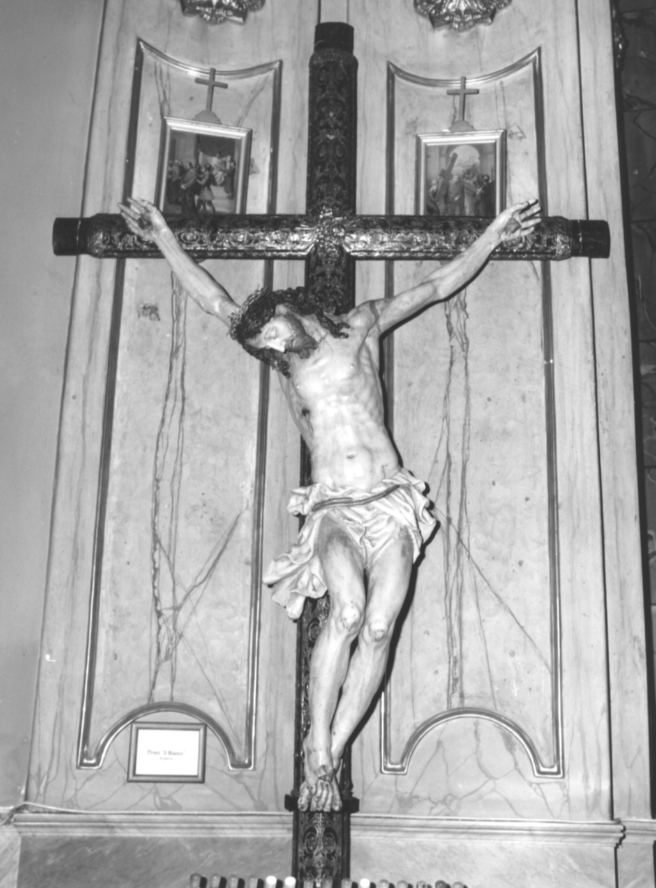 CRISTO CROCIFISSO (crocifisso, opera isolata) di Maragliano Anton Maria (maniera) (terzo quarto sec. XVIII)