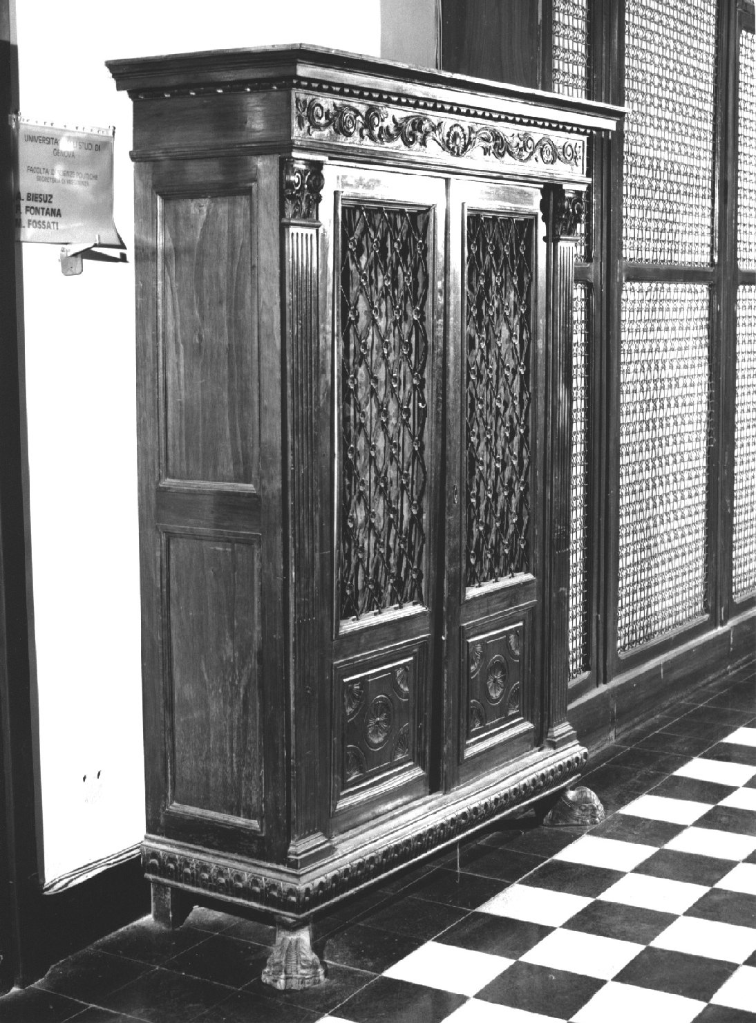 armadio, opera isolata - ambito ligure (sec. XIX)