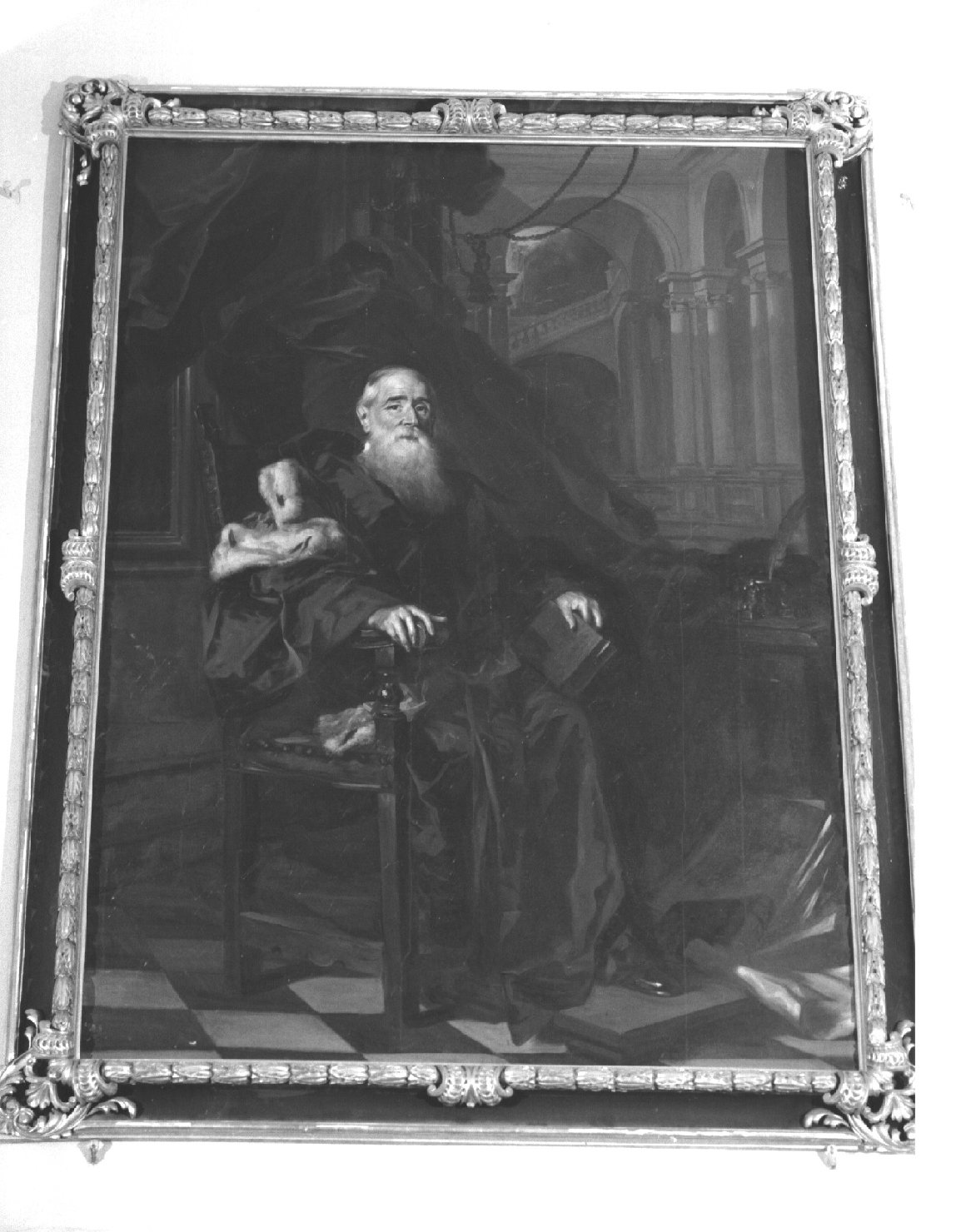 RITRATTO DI ENRICO BENSA (?) (dipinto, opera isolata) - ambito ligure (prima metà sec. XX)