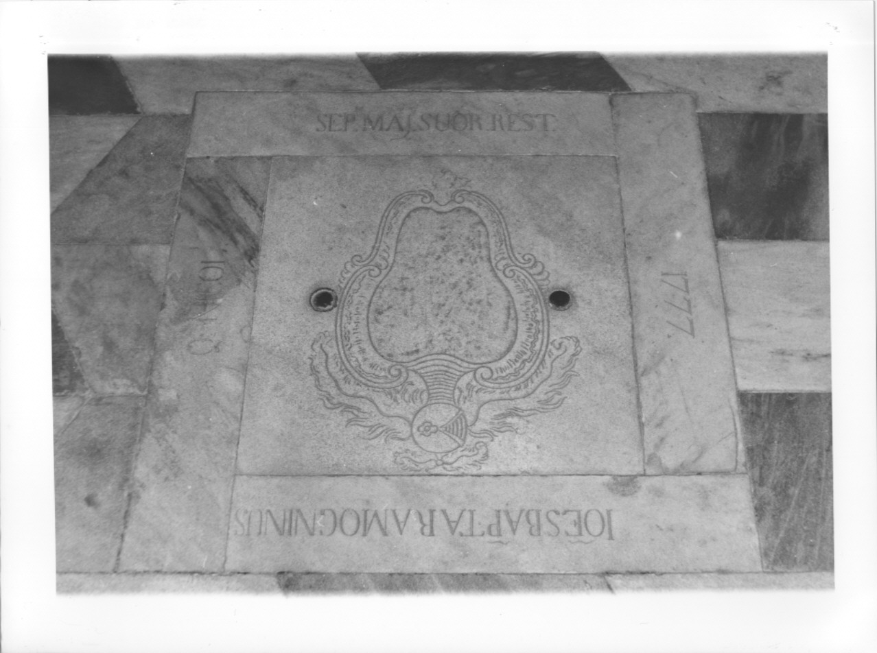 lastra tombale, opera isolata - ambito ligure (sec. XVIII)