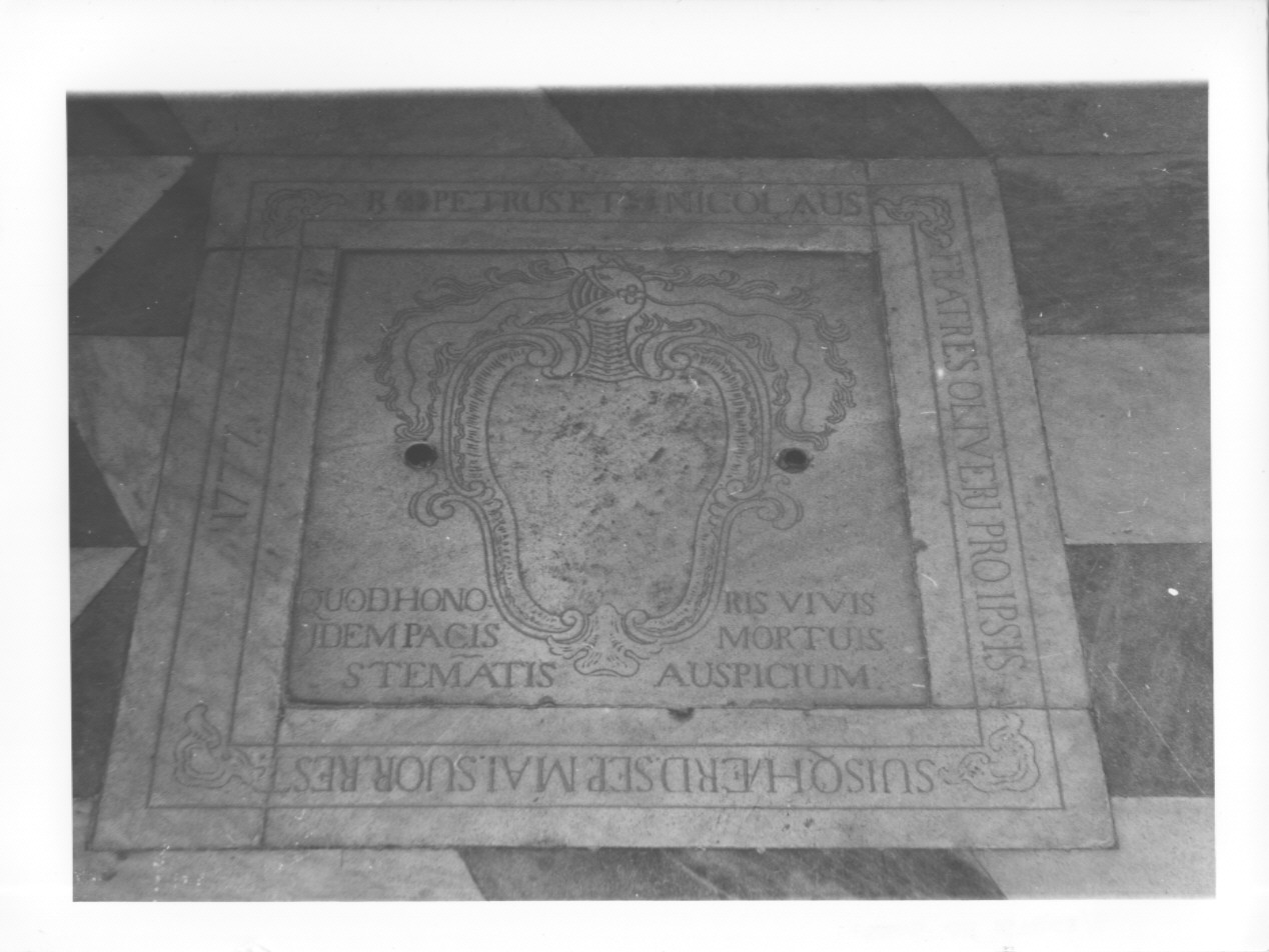 lastra tombale, opera isolata - ambito ligure (ultimo quarto sec. XVIII)