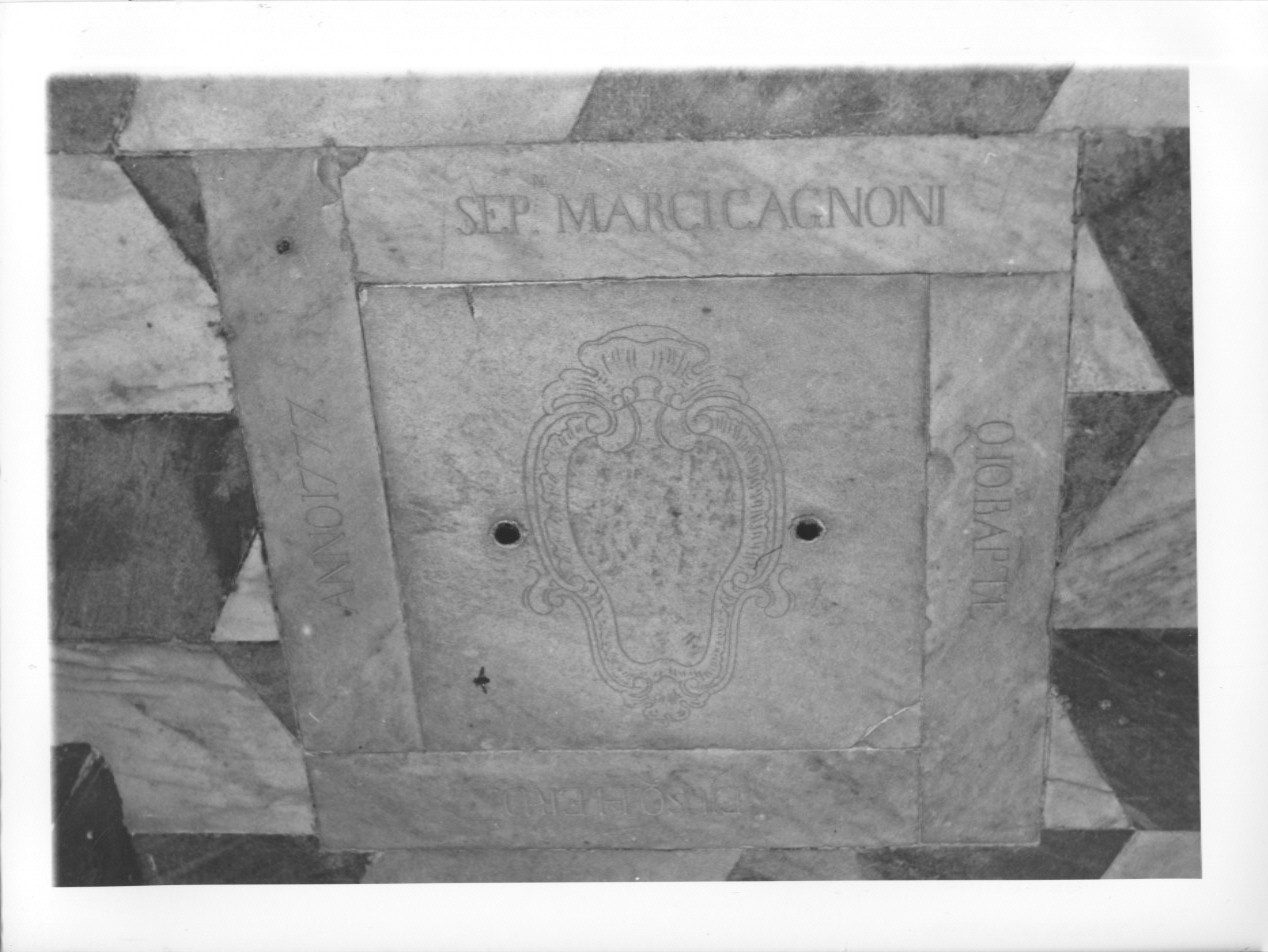 lastra tombale, opera isolata - ambito ligure (ultimo quarto sec. XVIII)