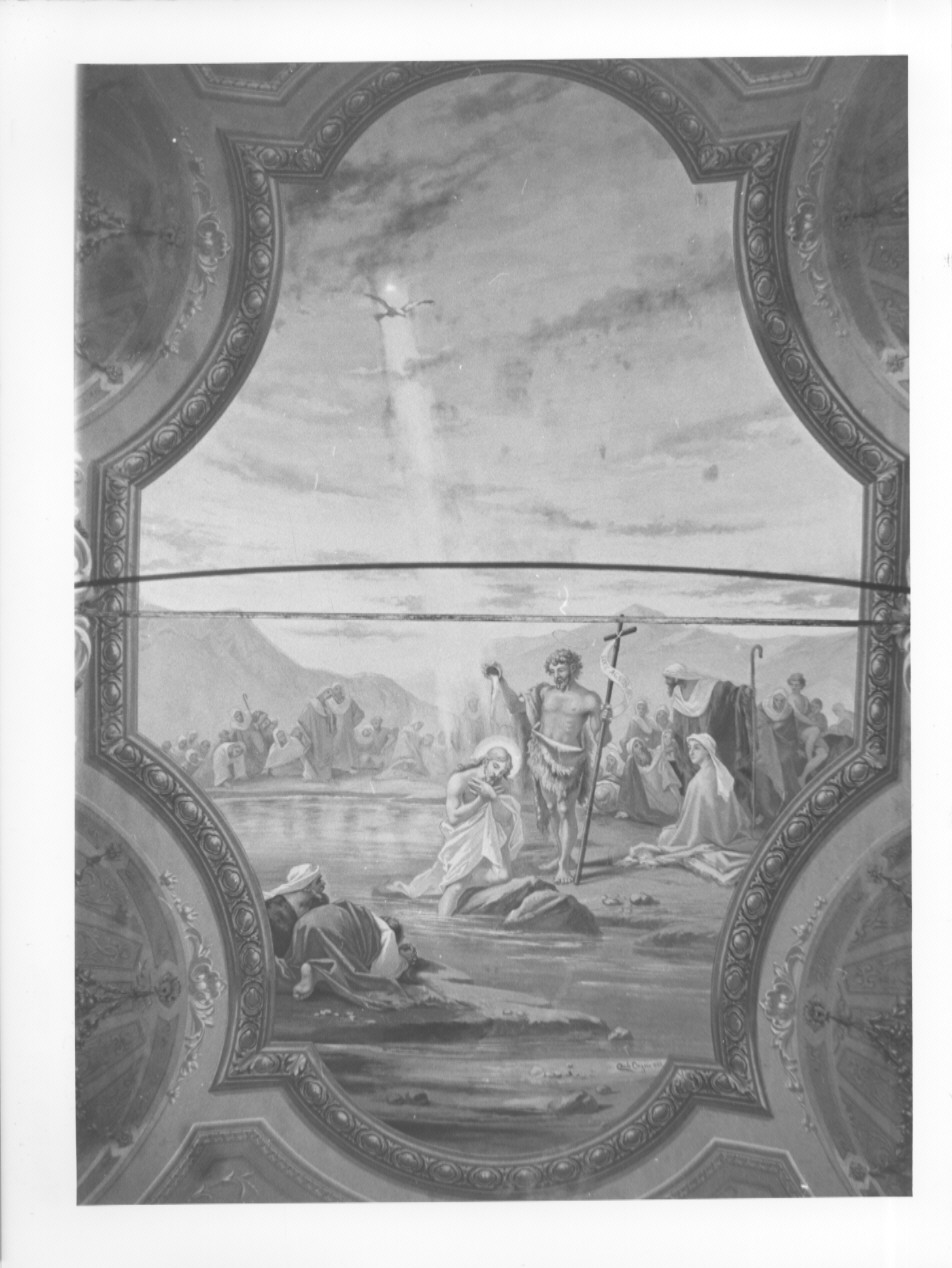 BATTESIMO DI CRISTO (dipinto, ciclo) di Orgero Carlo (ultimo quarto sec. XIX)