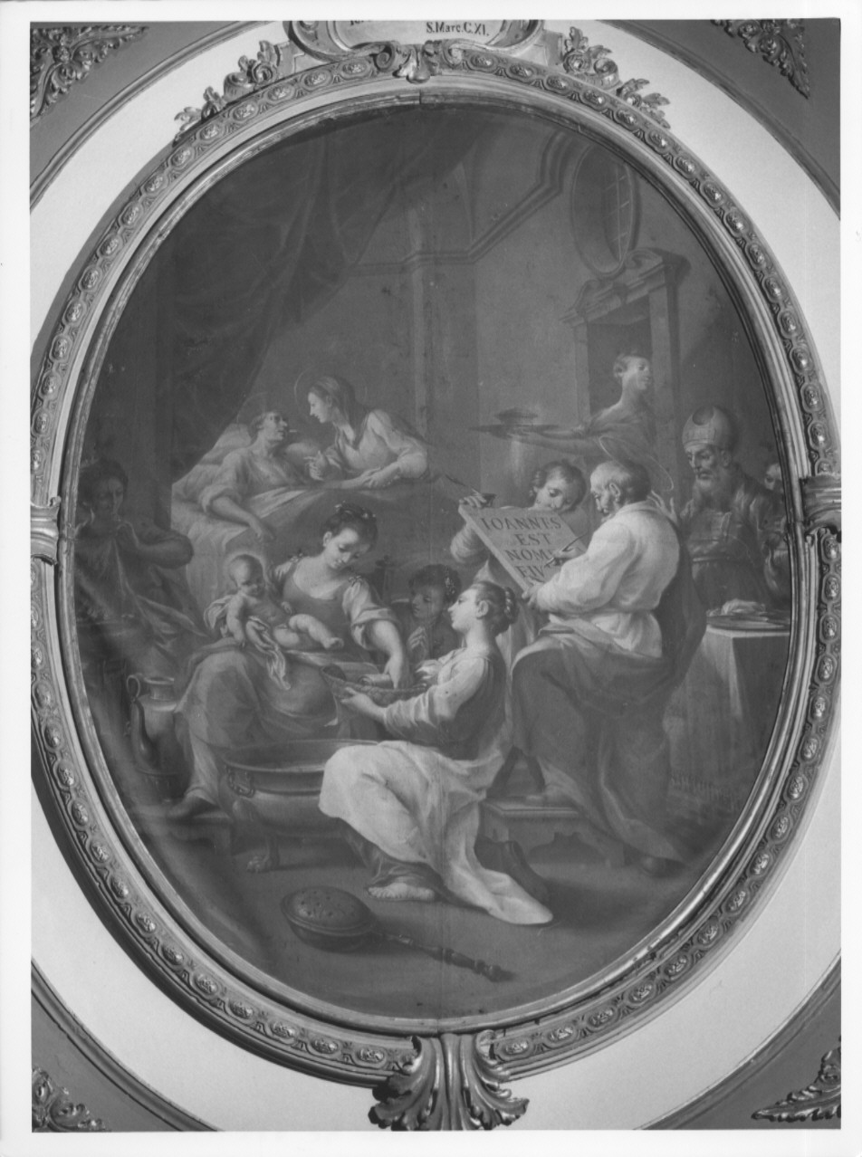 NASCITA DI SAN GIOVANNI BATTISTA (dipinto, opera isolata) di Ratti Giovanni Agostino (prima metà sec. XVIII)