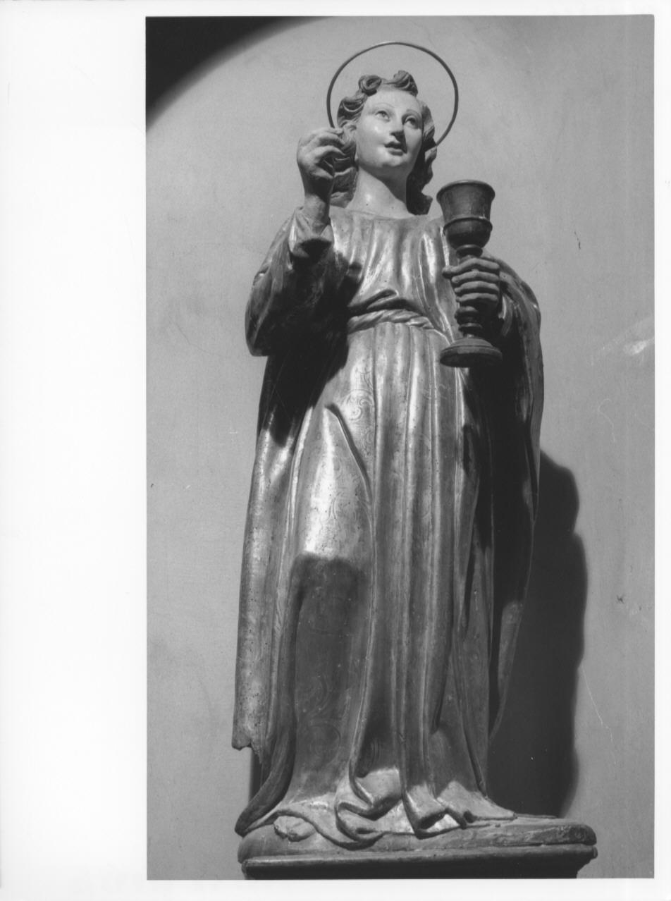 SAN GIOVANNI EVANGELISTA (statua, opera isolata) - ambito genovese (ultimo quarto sec. XVI)