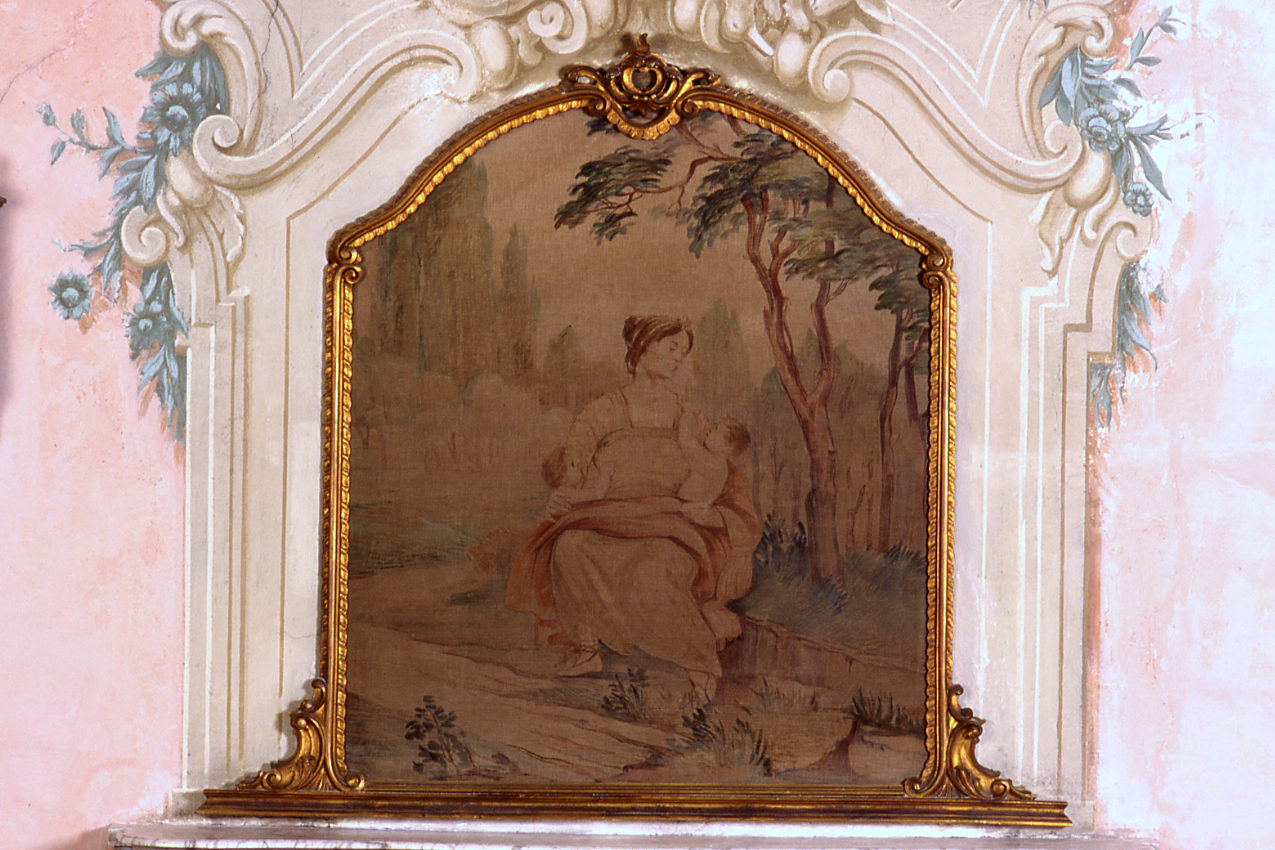 Carità (?) (dipinto, serie) - ambito ligure (sec. XX)