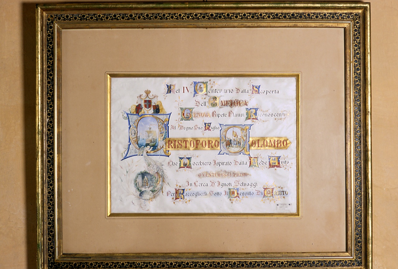 lapide, opera isolata - PRODUZIONE GENOVESE (ultimo quarto sec. XIX)