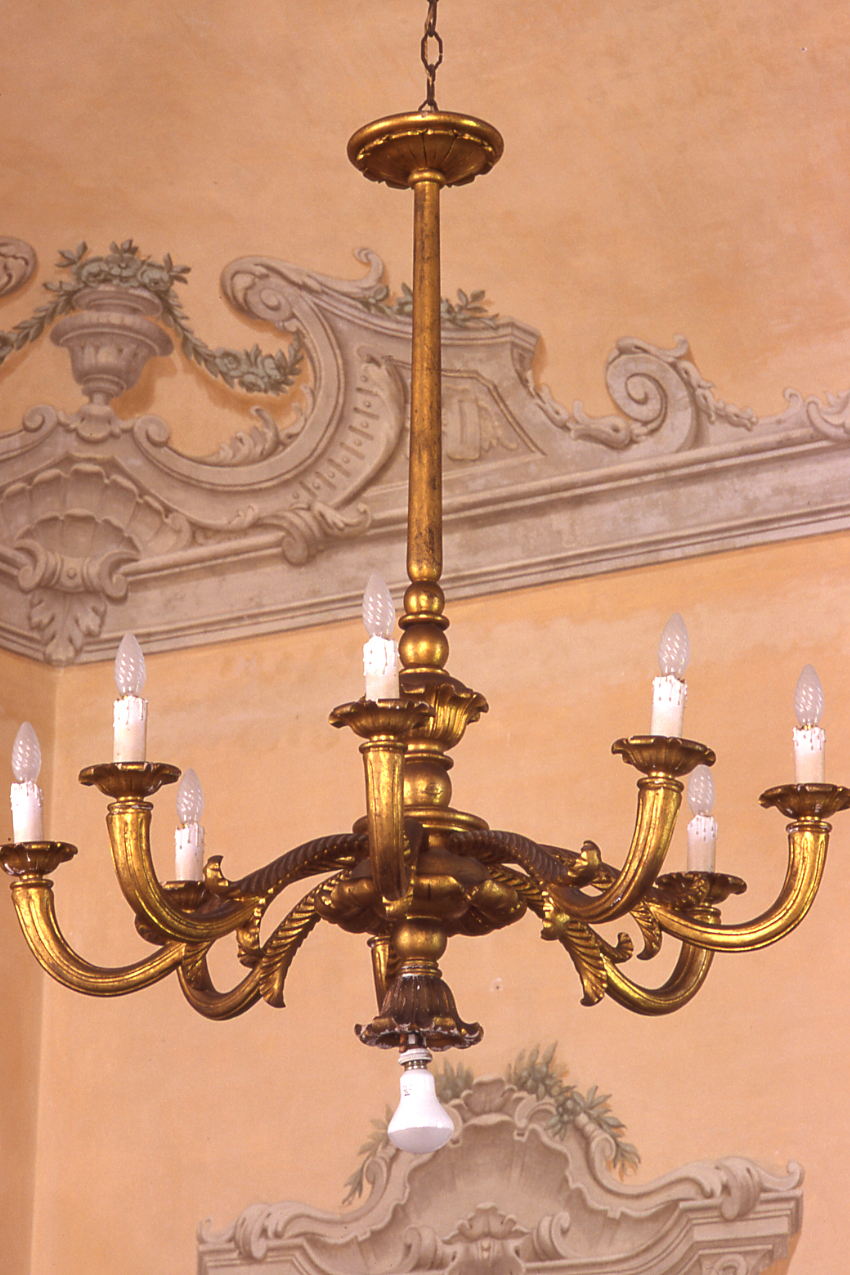 lampadario - a bracci, opera isolata - PRODUZIONE GENOVESE (sec. XIX)