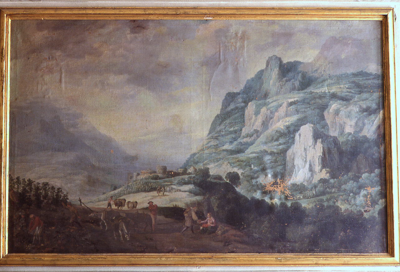 PAESAGGIO (dipinto, coppia) di Wildens Jan (attribuito) (primo quarto sec. XVII)