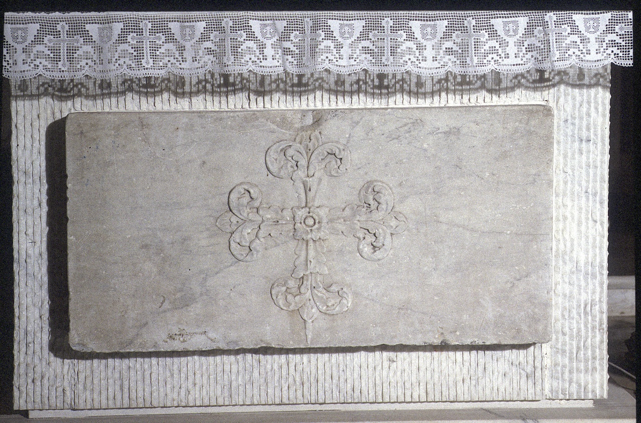 mensa d'altare, opera isolata - ambito ligure (seconda metà sec. XVII)