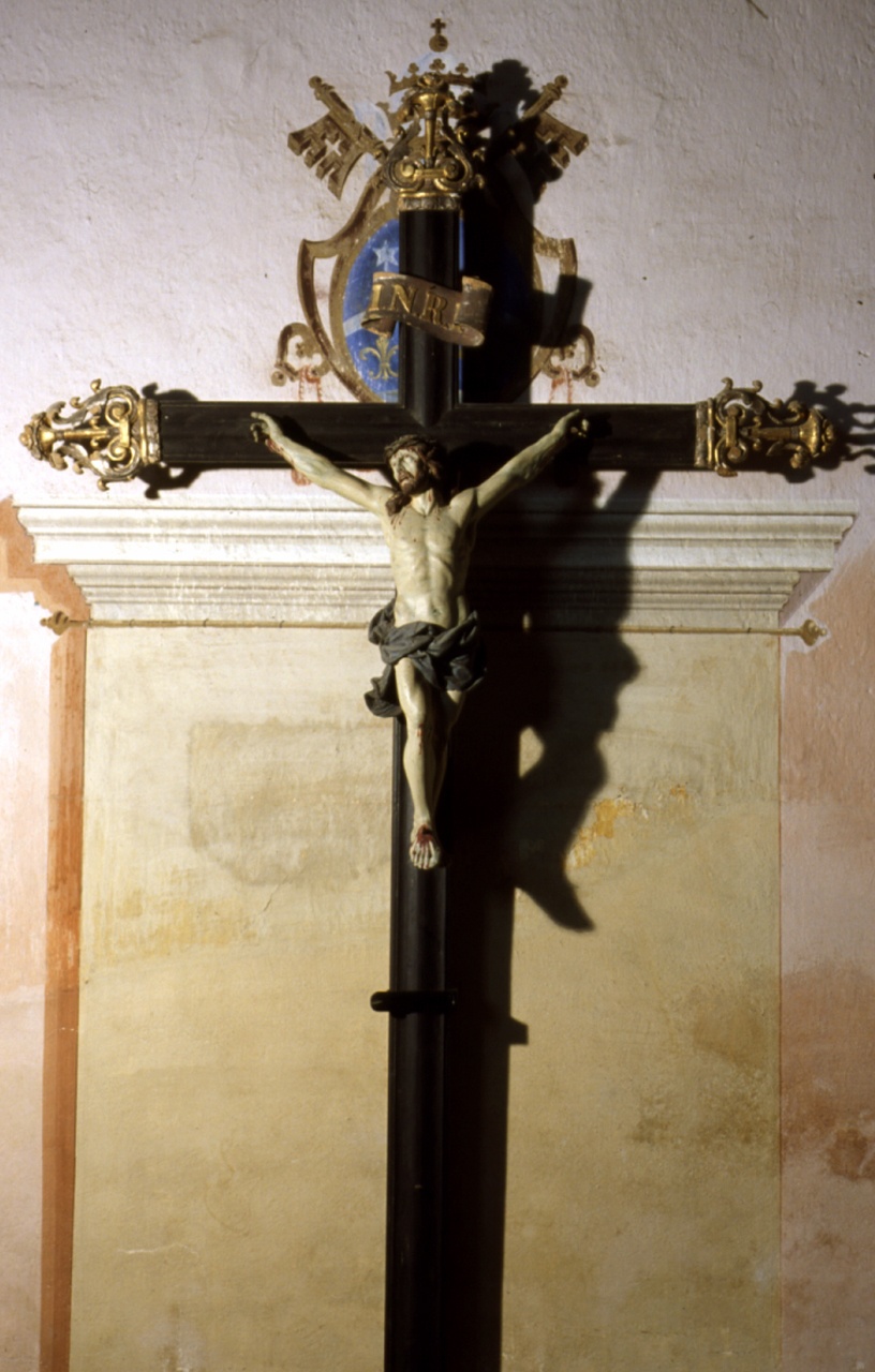 Cristo crocifisso (crocifisso, opera isolata) - ambito ligure (sec. XVIII)