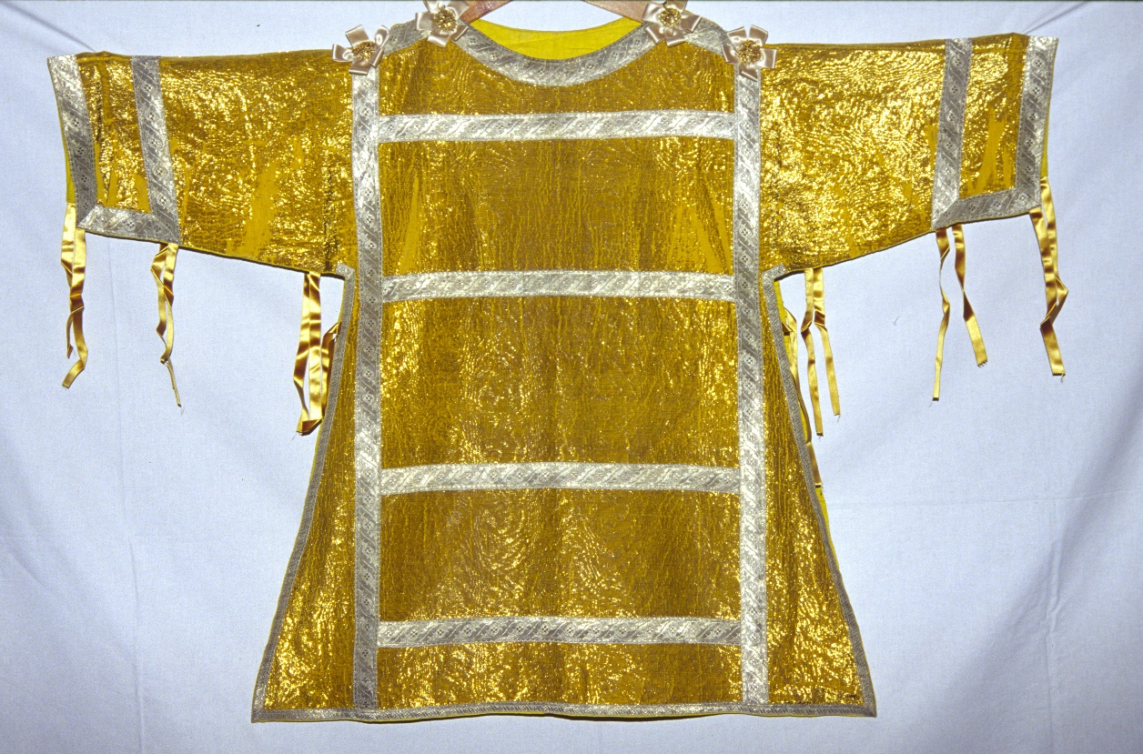 dalmatica, elemento d'insieme - manifattura ligure (primo quarto sec. XIX)