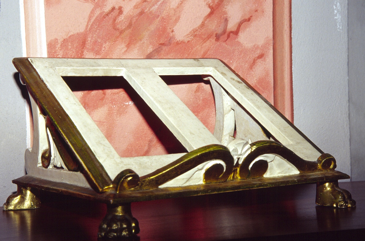 leggio d'altare, opera isolata - bottega ligure (fine sec. XIX)