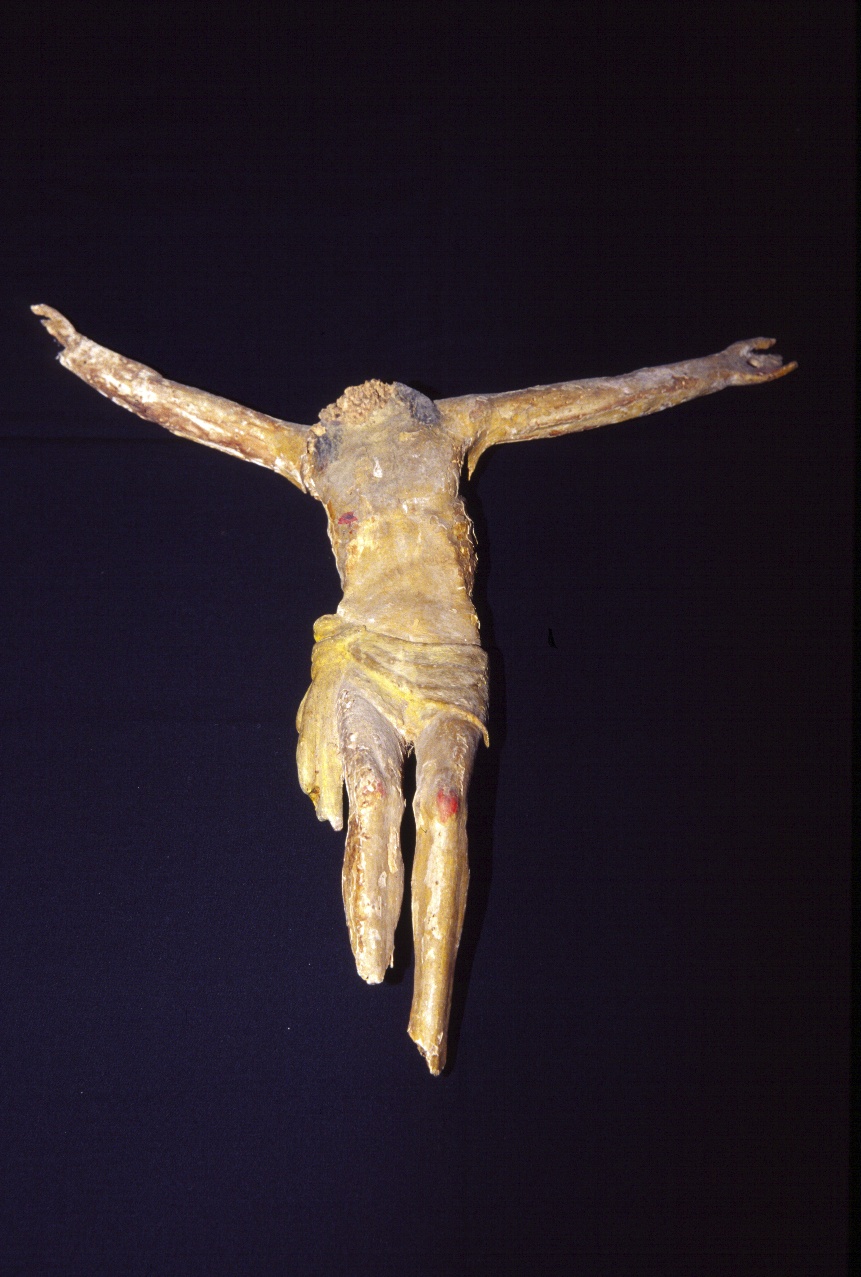 CRISTO CROCIFISSO (crocifisso, opera isolata) - ambito ligure (fine/inizio secc. XV/ XVI)
