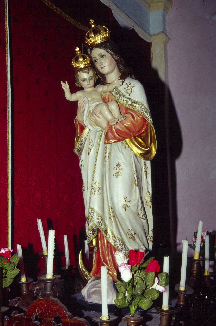 Madonna con Bambino (gruppo scultoreo, opera isolata) - ambito ligure (primo quarto sec. XX)
