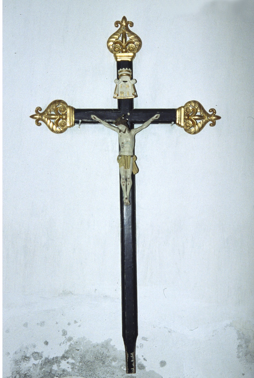 Cristo crocifisso (crocifisso, opera isolata) - ambito ligure (seconda metà sec. XIX)