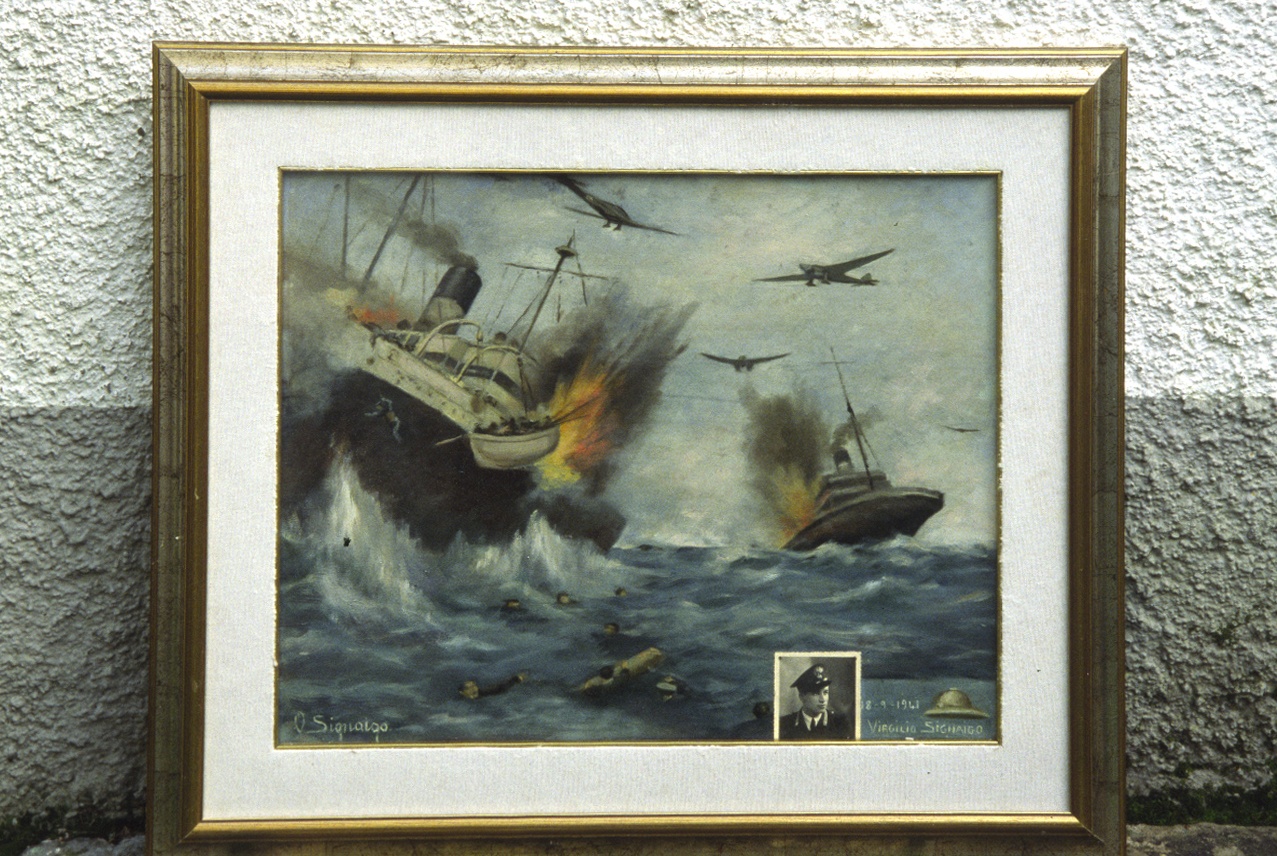 Miracolo della Madonna (ex voto, opera isolata) - ambito italiano (secondo quarto sec. XX)