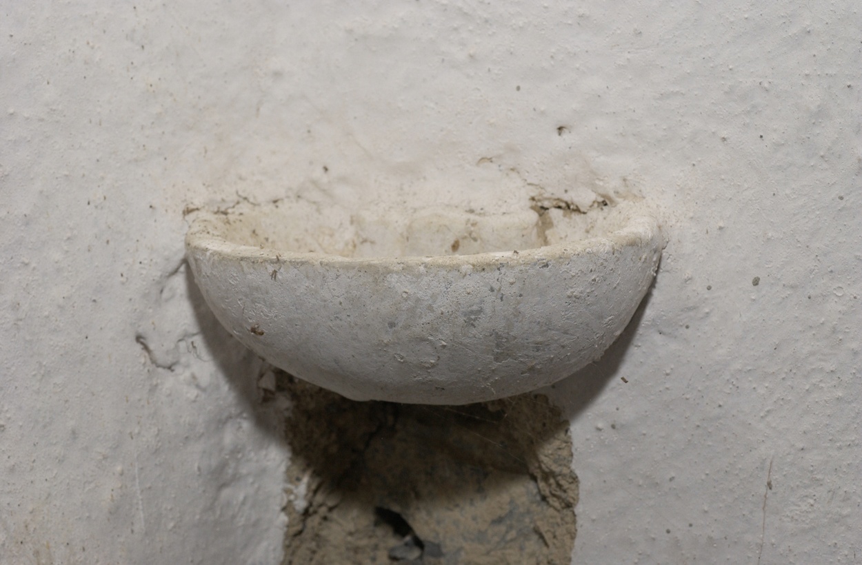 acquasantiera, opera isolata - PRODUZIONE LIGURE (prima metà sec. XIX)