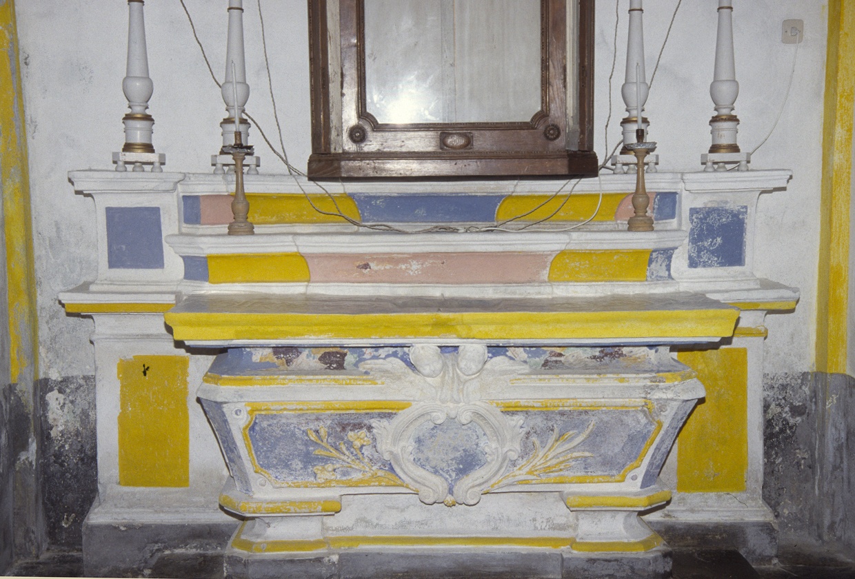 altare, opera isolata - bottega ligure (fine/inizio secc. XVIII/ XIX)