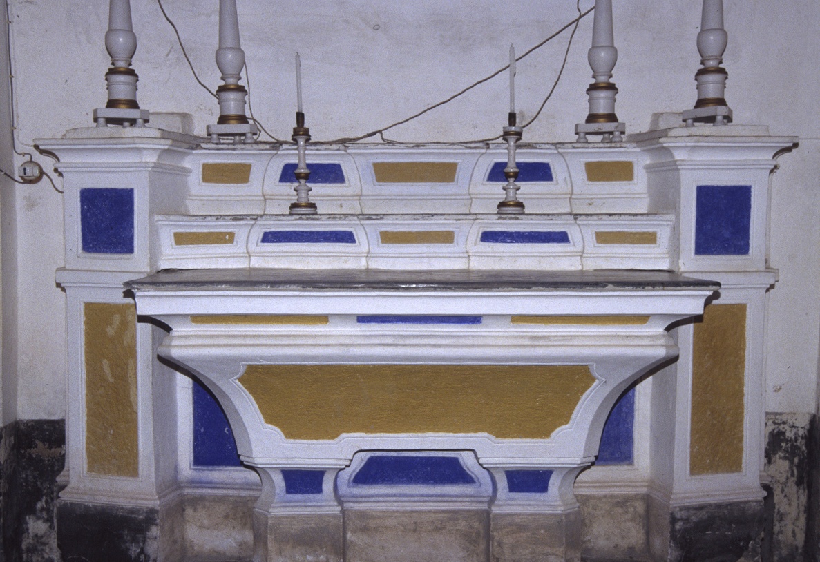 altare, opera isolata - bottega ligure (fine/inizio secc. XVIII/ XIX)